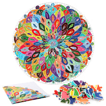 Colorful Mandala Wooden 1000 Piece Jigsaw Puzzle Toy For Adults and Kids
