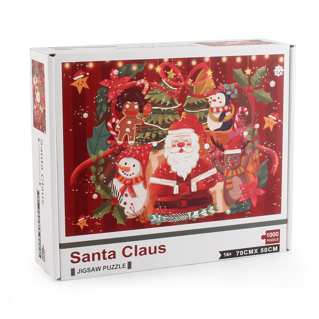 Santa Claus Wooden 1000 Piece Jigsaw Puzzle Toy For Adults and Kids