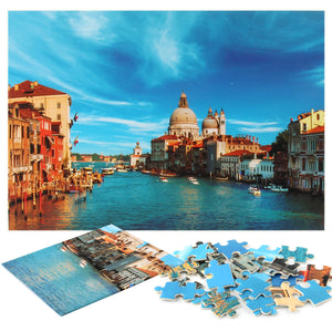 Venice Water City Wooden 1000 Piece Jigsaw Puzzle Toy For Adults and Kids