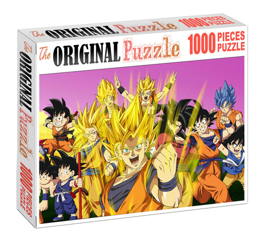 Goku and Gohan Wooden 1000 Piece Jigsaw Puzzle Toy For Adults and Kids