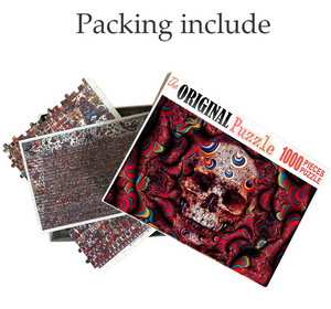 Skull bandana Wooden 1000 Piece Jigsaw Puzzle Toy For Adults and Kids