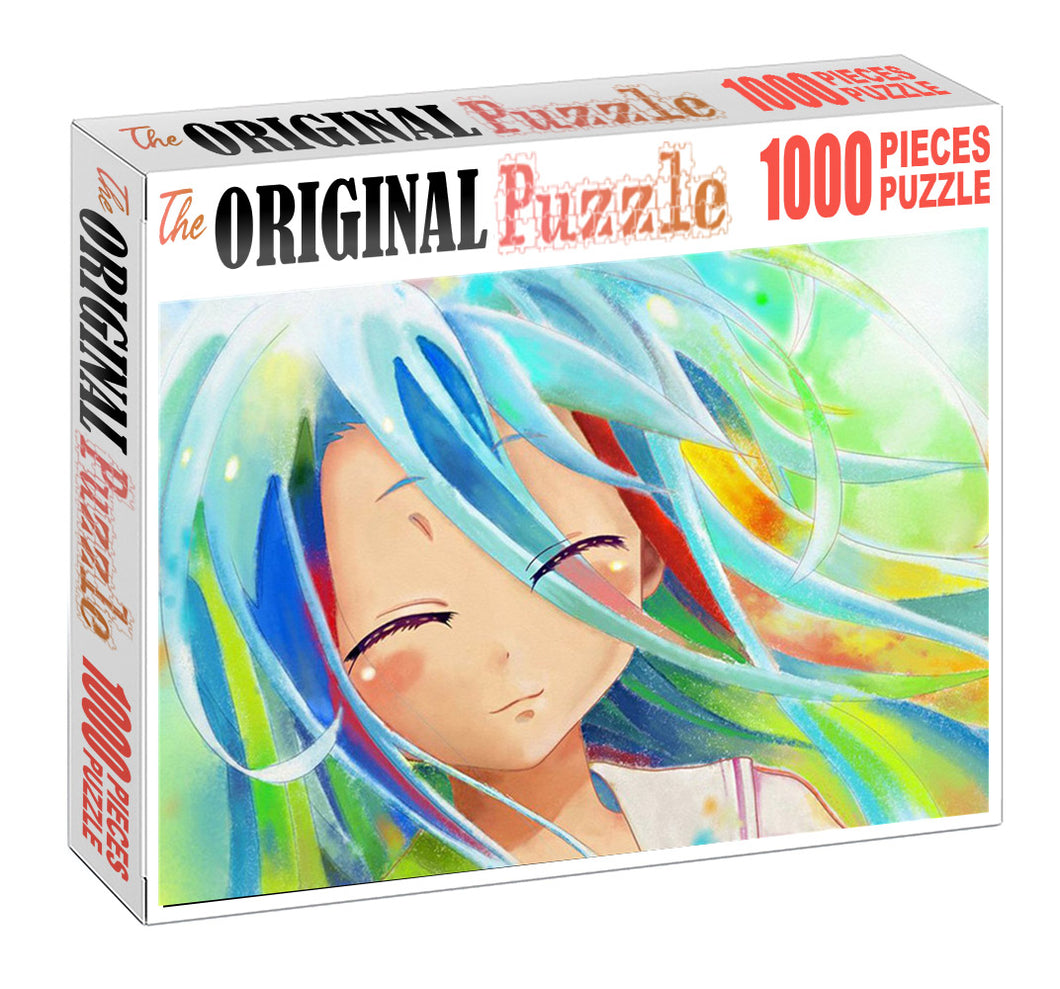 Happy Girl Wooden 1000 Piece Jigsaw Puzzle Toy For Adults and Kids