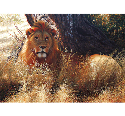 Lion Watching Wooden 1000 Piece Jigsaw Puzzle Toy For Adults and Kids