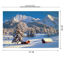 Snow Season is Wooden 1000 Piece Jigsaw Puzzle Toy For Adults and Kids