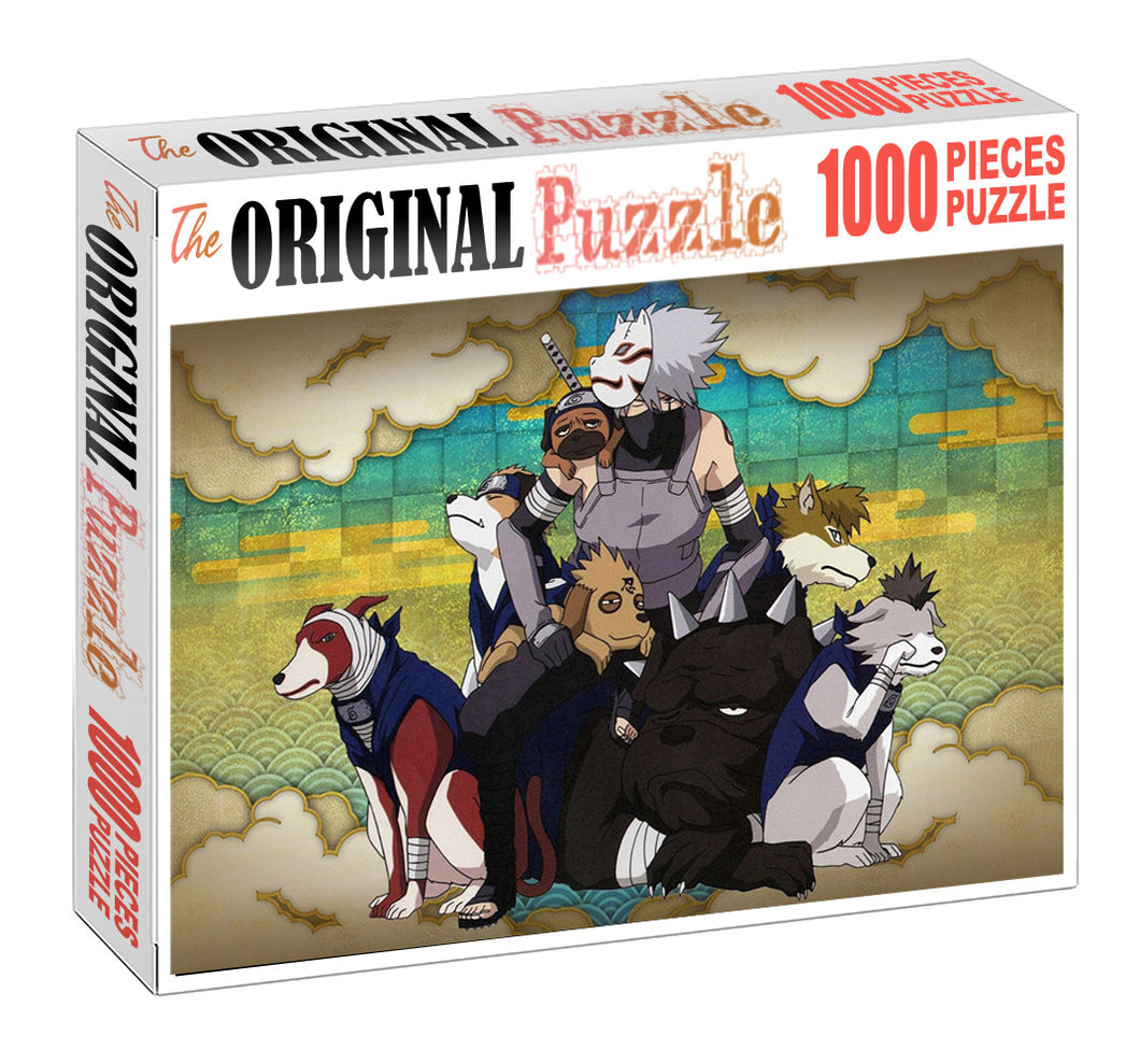 Naruto's Pets is Wooden 1000 Piece Jigsaw Puzzle Toy For Adults and Kids