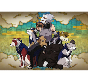 Naruto's Pets is Wooden 1000 Piece Jigsaw Puzzle Toy For Adults and Kids