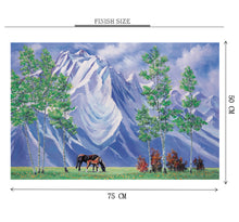 Quality Horse Breed is Wooden 1000 Piece Jigsaw Puzzle Toy For Adults and Kids