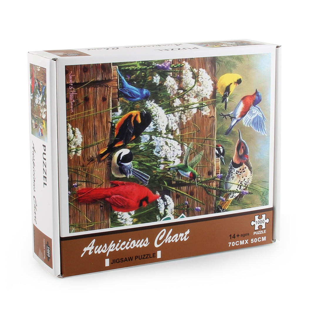 Auspicious Chant Wooden 1000 Piece Jigsaw Puzzle Toy For Adults and Kids