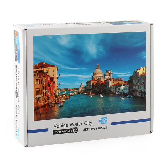 Venice Water City Wooden 1000 Piece Jigsaw Puzzle Toy For Adults and Kids