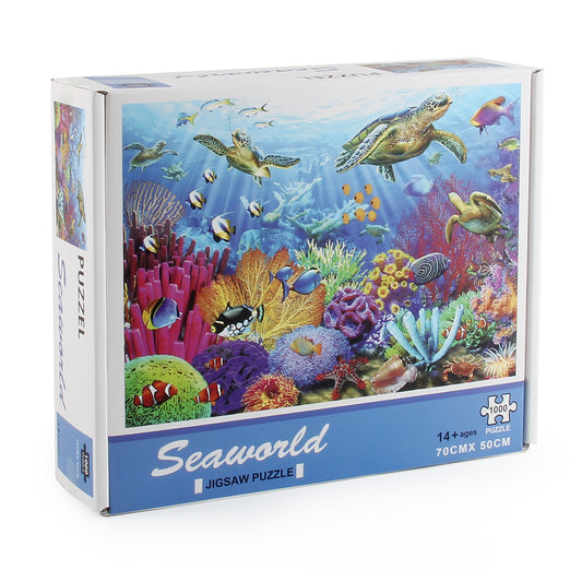 Seaworld Wooden 1000 Piece Jigsaw Puzzle Toy For Adults and Kids