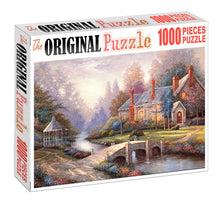 1912 House Painting is Wooden 1000 Piece Jigsaw Puzzle Toy For Adults and Kids