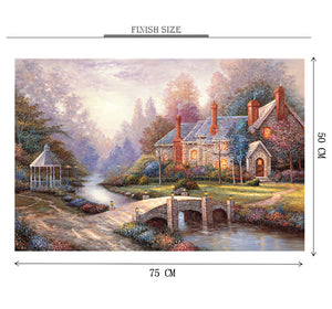 1912 House Painting is Wooden 1000 Piece Jigsaw Puzzle Toy For Adults and Kids