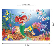 Jasmine The Mermaid is Wooden 1000 Piece Jigsaw Puzzle Toy For Adults and Kids