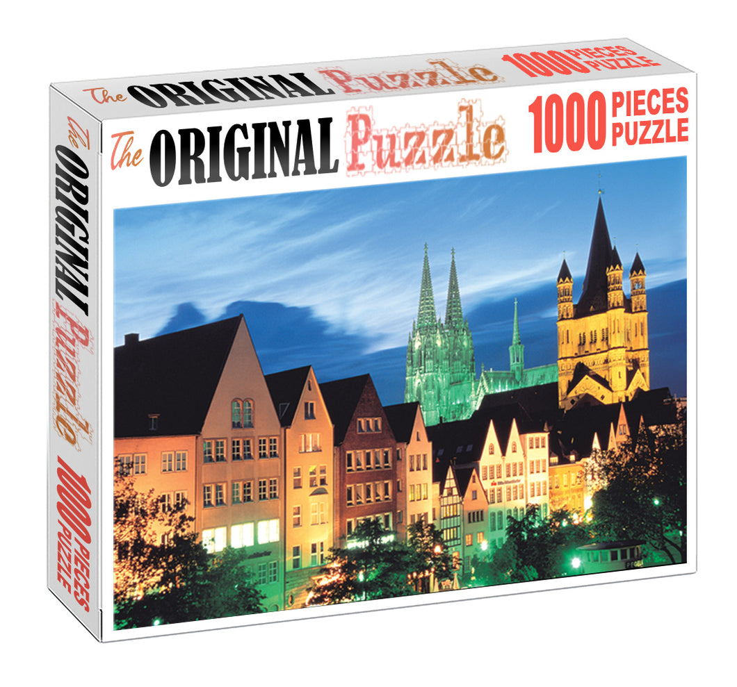 Old London City is Wooden 1000 Piece Jigsaw Puzzle Toy For Adults and Kids
