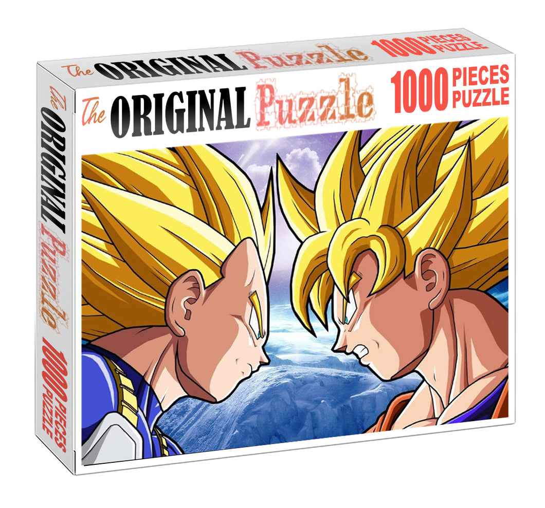 Vagito and Goku is Wooden 1000 Piece Jigsaw Puzzle Toy For Adults and Kids