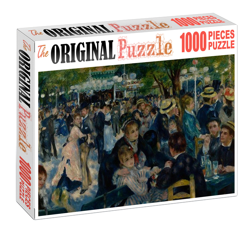 Social Gathering Wooden 1000 Piece Jigsaw Puzzle Toy For Adults and Kids