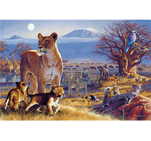 Lioness with Cubs Wooden 1000 Piece Jigsaw Puzzle Toy For Adults and Kids