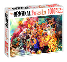 Luff and Ace The Fire Fist is Wooden 1000 Piece Jigsaw Puzzle Toy For Adults and Kids