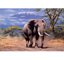 African Elephant  Wooden 1000 Piece Jigsaw Puzzle Toy For Adults and Kids