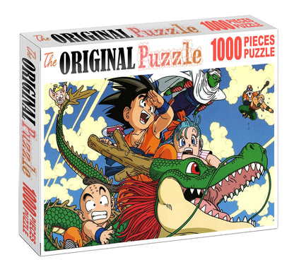 Gohan Dragon Ride Wooden 1000 Piece Jigsaw Puzzle Toy For Adults and Kids