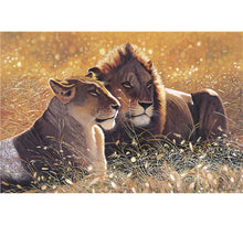 Lion and Lioness Wooden 1000 Piece Jigsaw Puzzle Toy For Adults and Kids