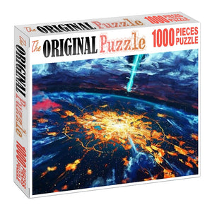 Falling Comet Wooden 1000 Piece Jigsaw Puzzle Toy For Adults and Kids