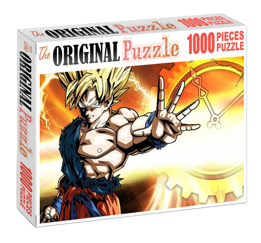 Goku Super Blast Wooden 1000 Piece Jigsaw Puzzle Toy For Adults and Kids