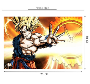 Goku Super Blast Wooden 1000 Piece Jigsaw Puzzle Toy For Adults and Kids