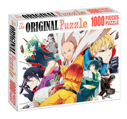 One-Punch Team is Wooden 1000 Piece Jigsaw Puzzle Toy For Adults and Kids