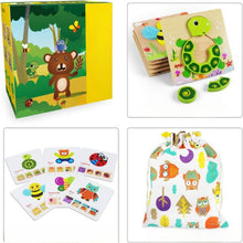 Toddler Wooden 6 Pcs Jigsaw Puzzles