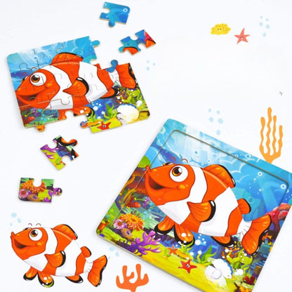 Animals Print Easy Wooden Jigsaw Puzzles