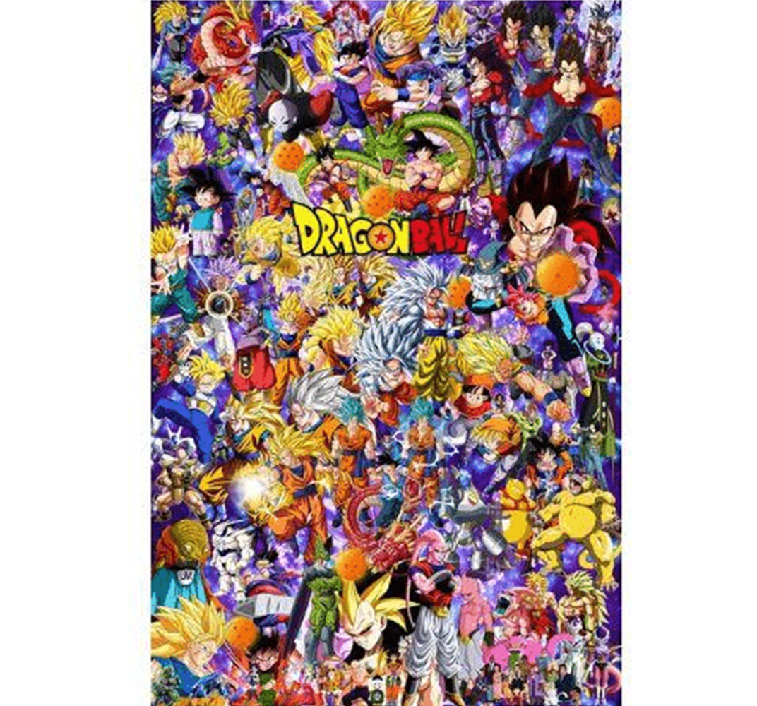 Dragon Ball Characters Wooden 1000 Piece Jigsaw Puzzle Toy For Adults and Kids