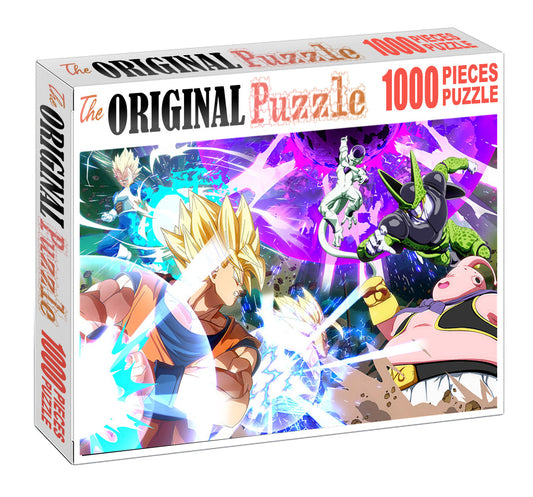 Goku and Pikolo Wooden 1000 Piece Jigsaw Puzzle Toy For Adults and Kids