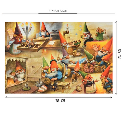 Goblins Partying Wooden 1000 Piece Jigsaw Puzzle Toy For Adults and Kids