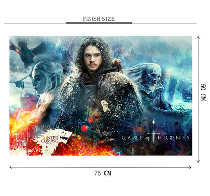 John Snow GOT is Wooden 1000 Piece Jigsaw Puzzle Toy For Adults and Kids