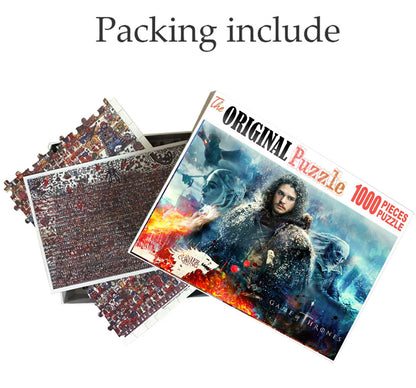John Snow GOT is Wooden 1000 Piece Jigsaw Puzzle Toy For Adults and Kids