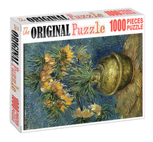 Copper Flower Pot is Wooden 1000 Piece Jigsaw Puzzle Toy For Adults and Kids