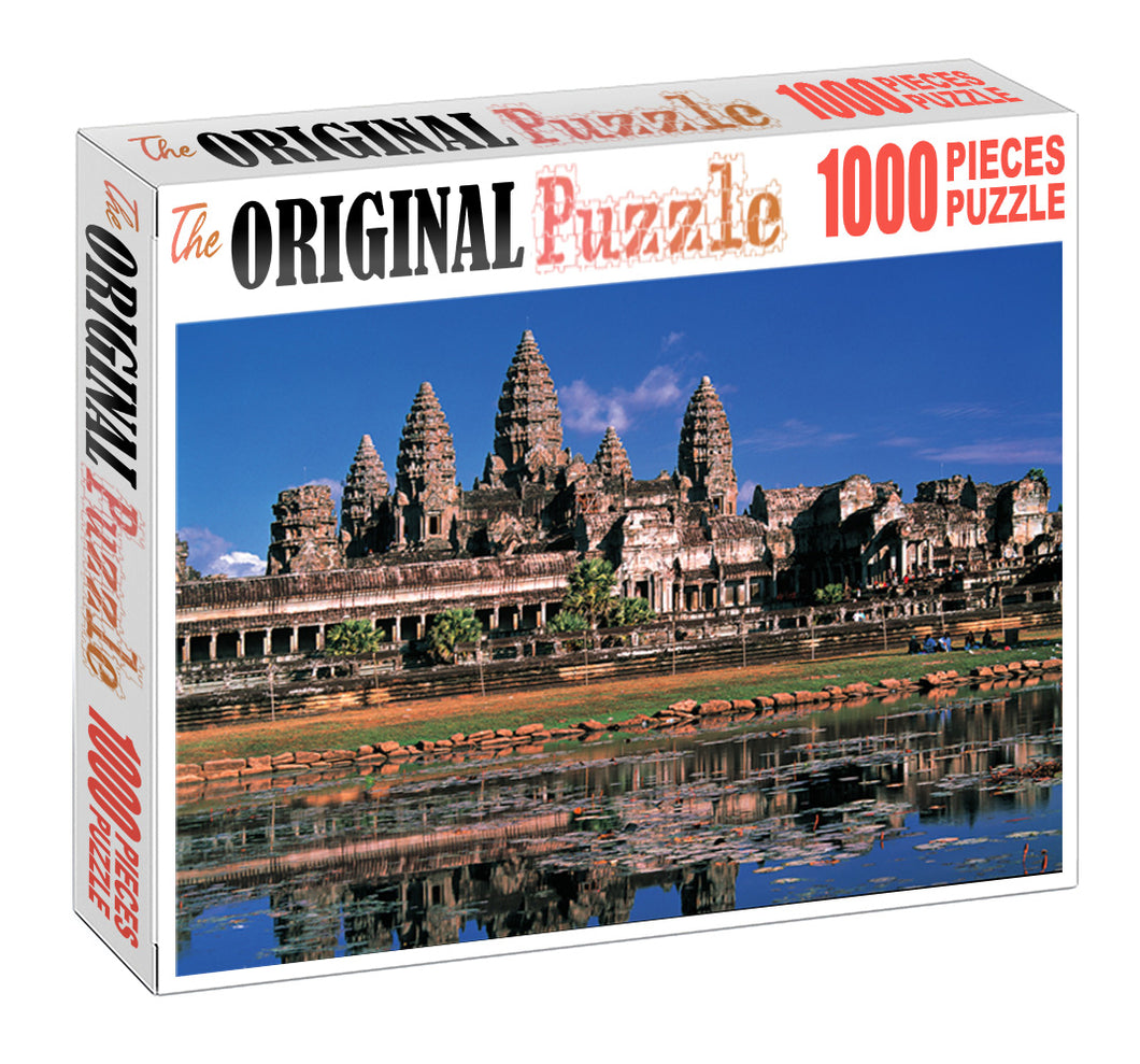Ancient Temple Wooden 1000 Piece Jigsaw Puzzle Toy For Adults and Kids