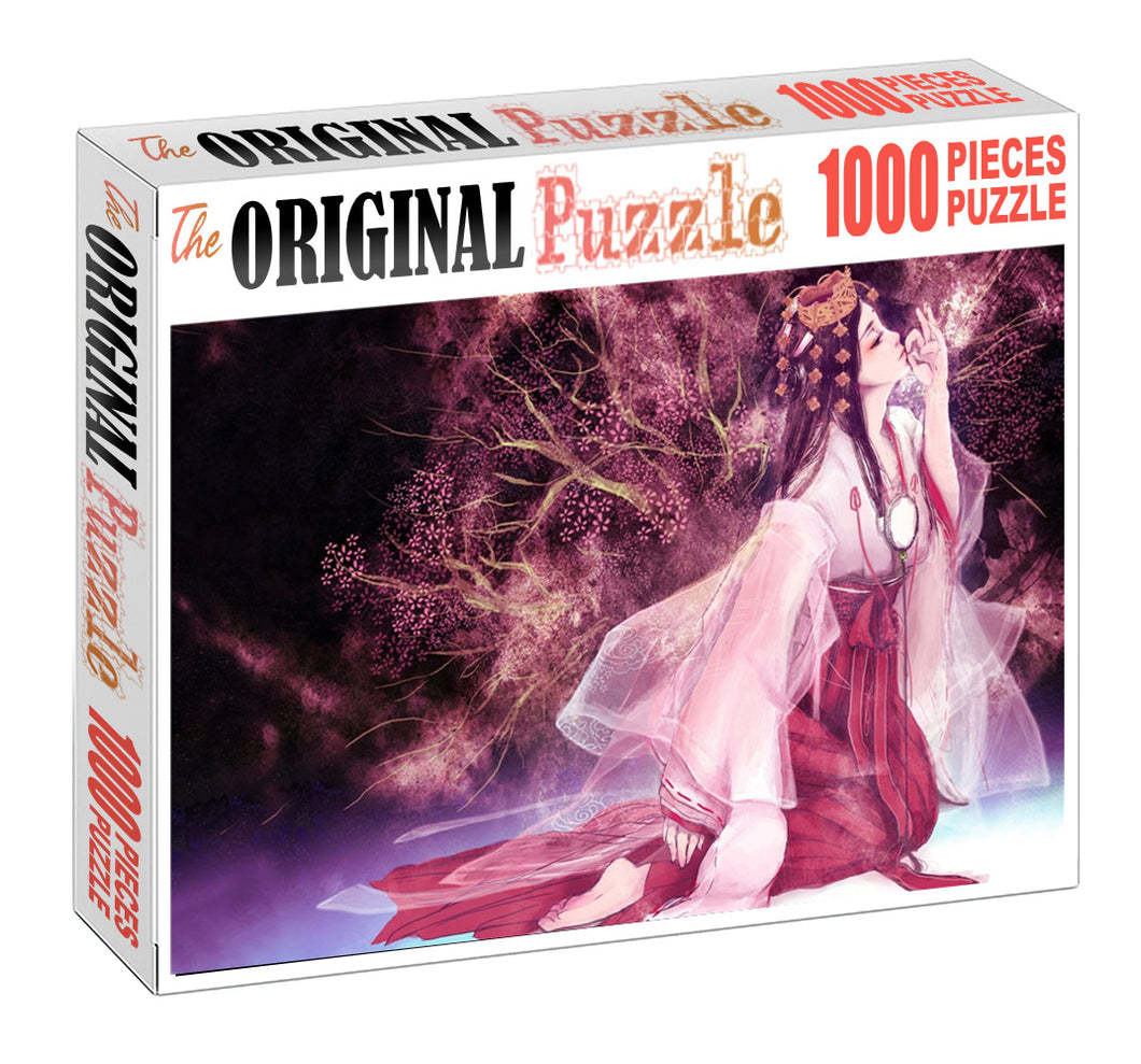 Chinese Maiden is Wooden 1000 Piece Jigsaw Puzzle Toy For Adults and Kids