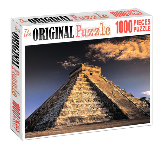 Sun Temple of Egypt is Wooden 1000 Piece Jigsaw Puzzle Toy For Adults and Kids