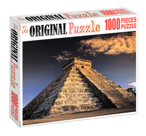 Sun Temple of Egypt is Wooden 1000 Piece Jigsaw Puzzle Toy For Adults and Kids