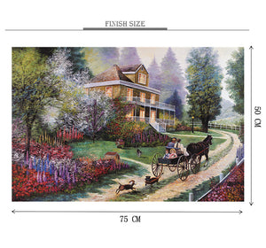 Retuning to Home is Wooden 1000 Piece Jigsaw Puzzle Toy For Adults and Kids
