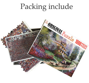 Retuning to Home is Wooden 1000 Piece Jigsaw Puzzle Toy For Adults and Kids
