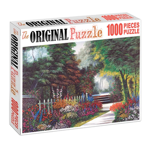 Charming Floral Trail Wooden 1000 Piece Jigsaw Puzzle Toy For Adults and Kids