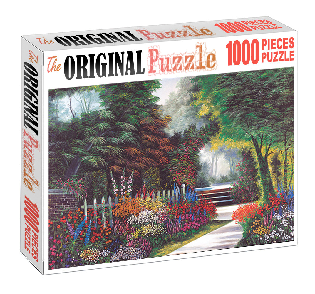 Garden Wooden 1000 Piece Jigsaw Puzzle Toy For Adults and Kids