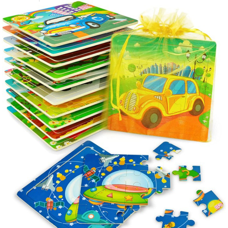 20 Pieces Wooden Jigsaw Puzzles