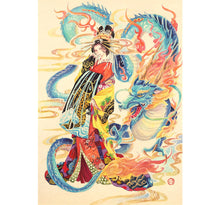 Dragon Maiden is Wooden 1000 Piece Jigsaw Puzzle Toy For Adults and Kids