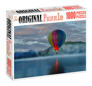 Hot Air Balloon Wooden 1000 Piece Jigsaw Puzzle Toy For Adults and Kids