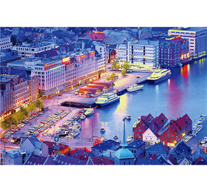 Eastern Dock City is Wooden 1000 Piece Jigsaw Puzzle Toy For Adults and Kids
