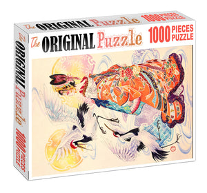Maiden of Swans is Wooden 1000 Piece Jigsaw Puzzle Toy For Adults and Kids